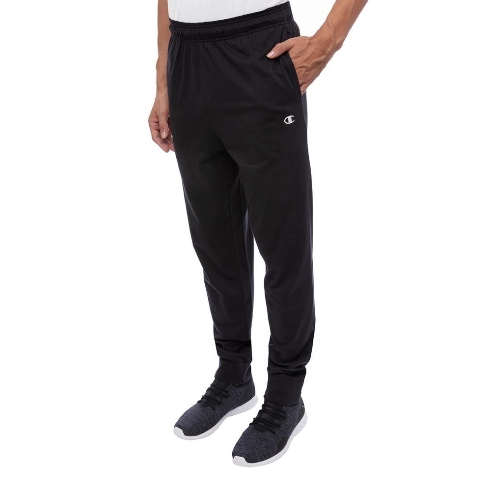 New Champion Men's Black Joggers Sweatpants
